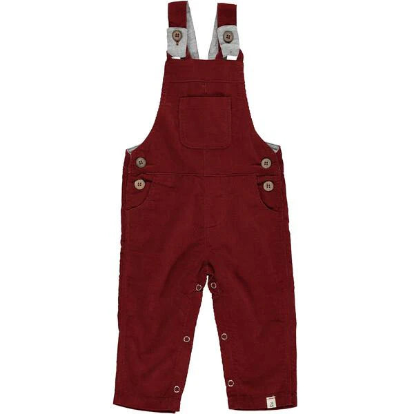 Cord Overalls - Red