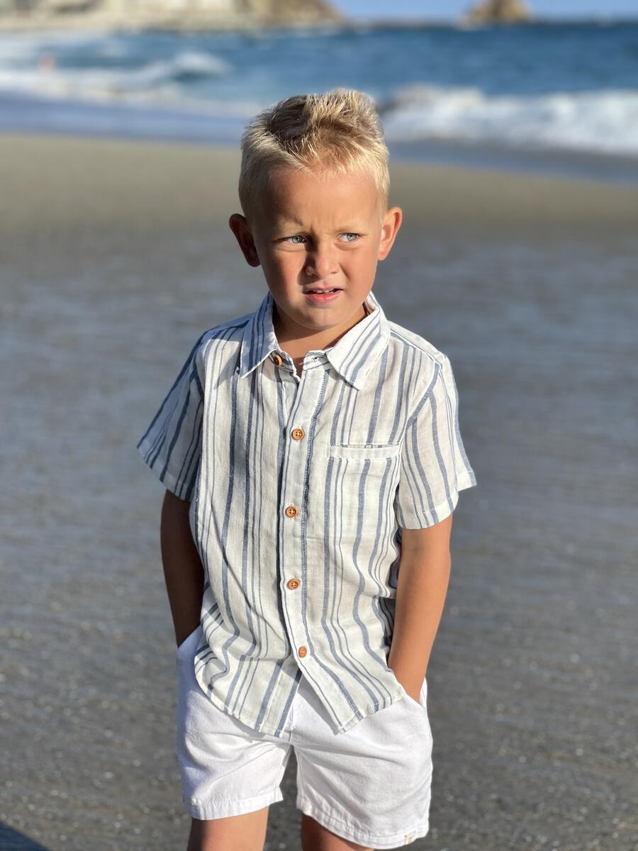 Newport Shirt - Blue/White