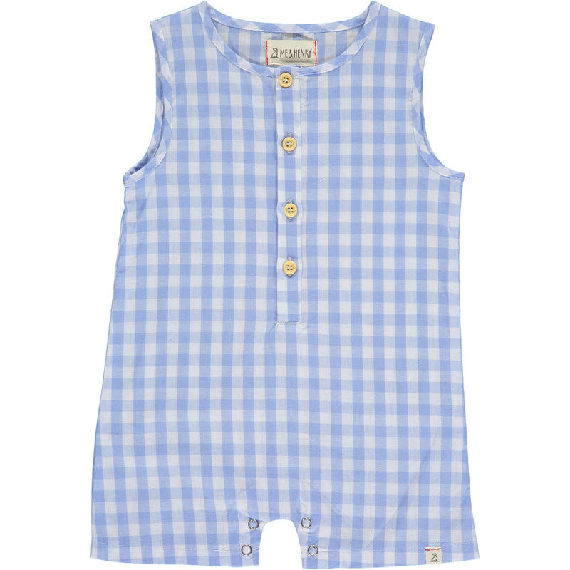 Cabin Romper- Blue