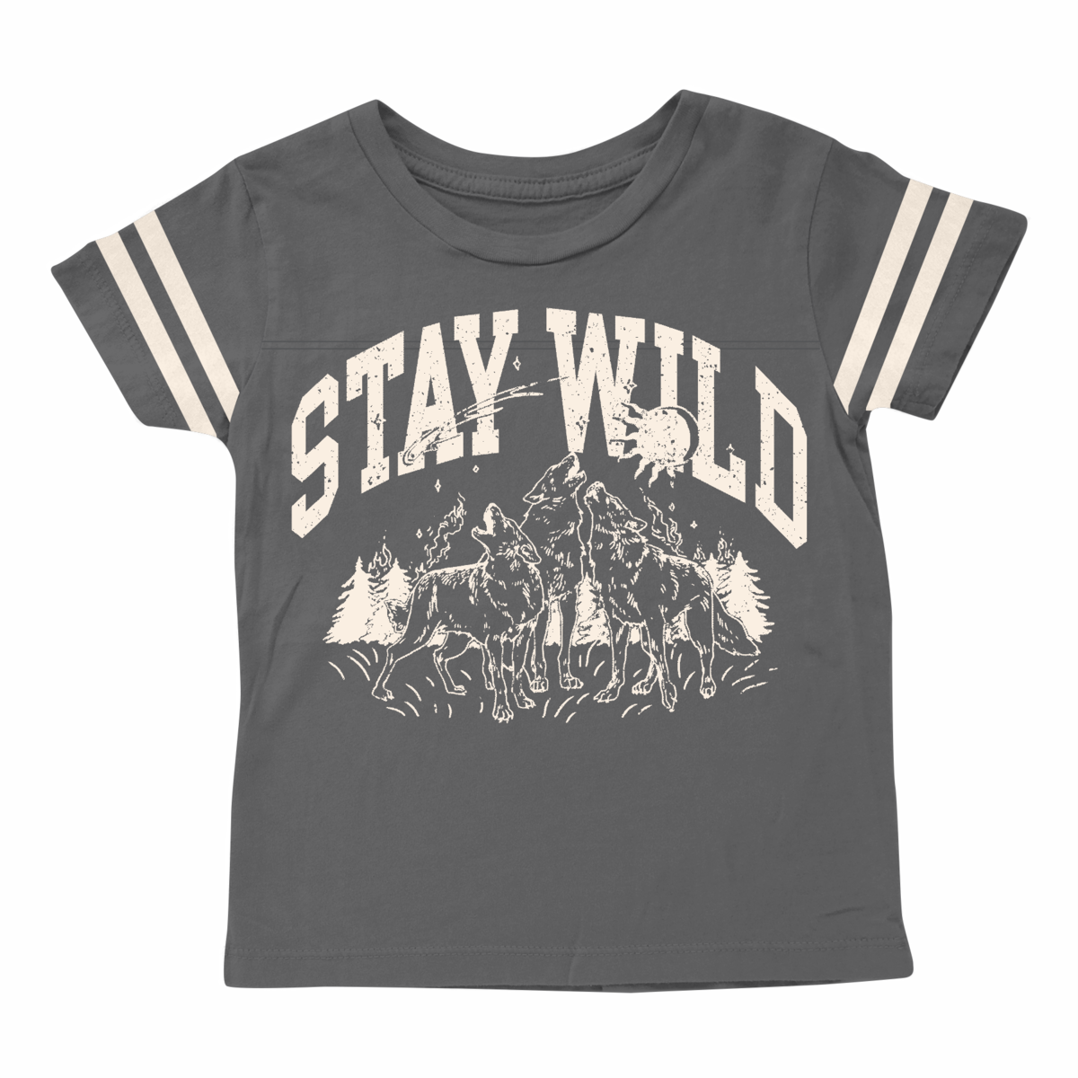 Stay Wild Football Tee