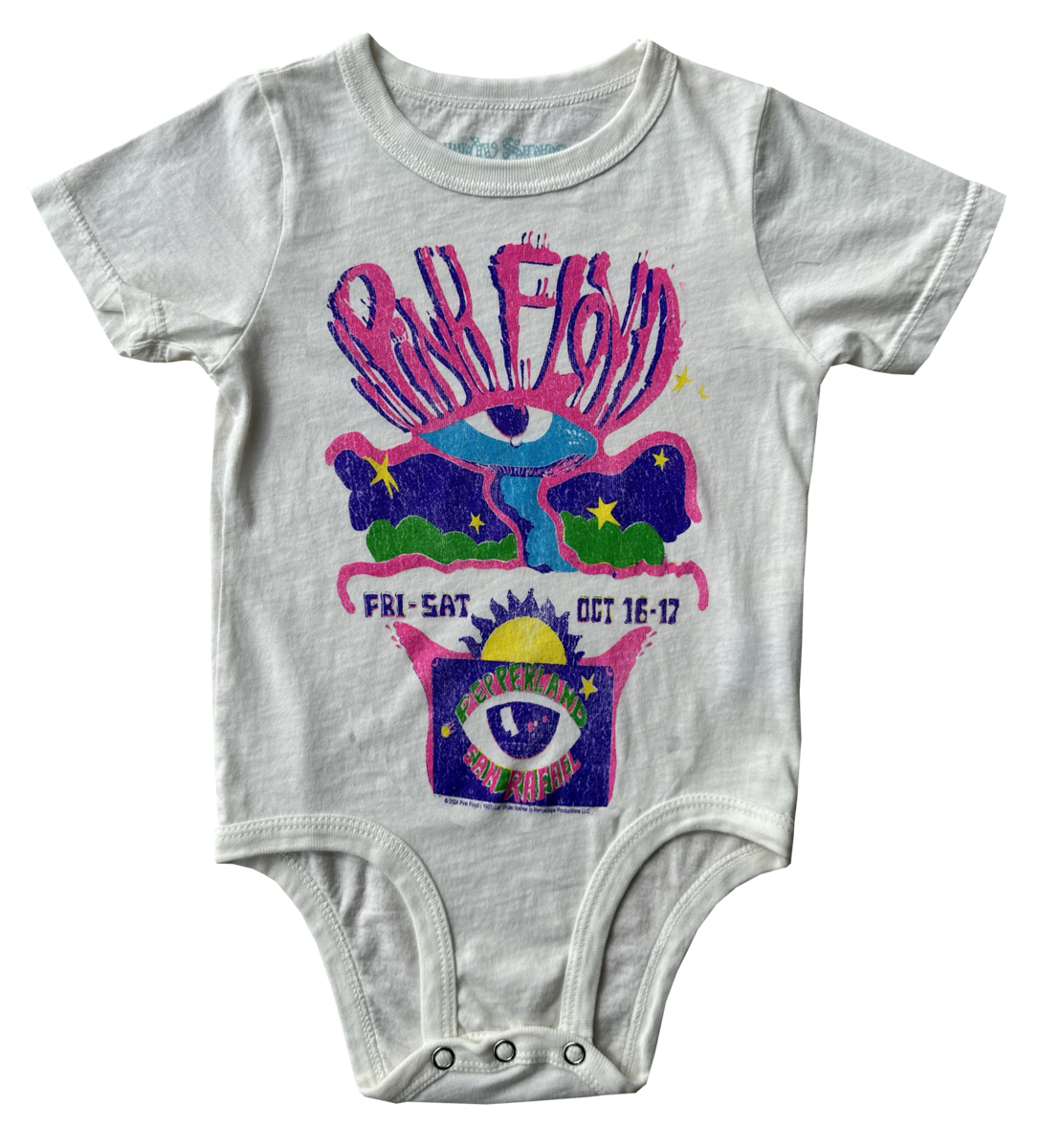 Pink Floyd Onesie - Vintage White