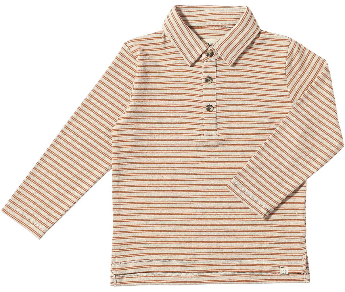 Spencer Polo - Pumkin/White