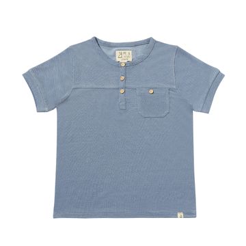 Boardwalk Henley Tee | Royal Pique