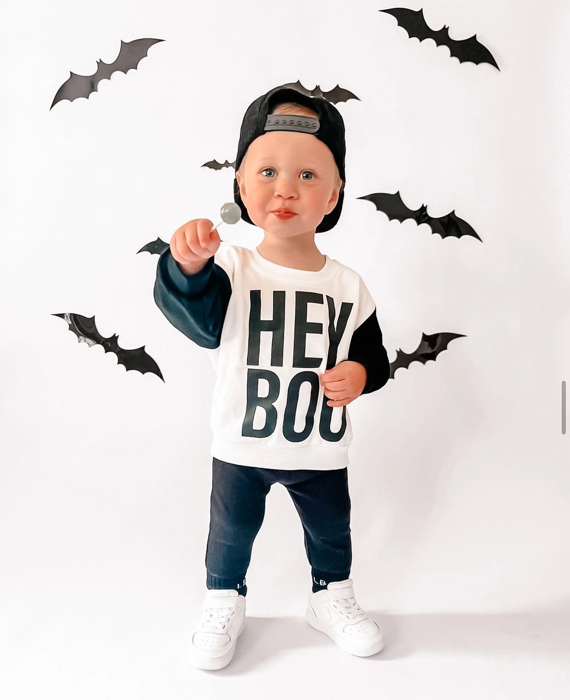 Hey Boo Halloween Sweatshirt