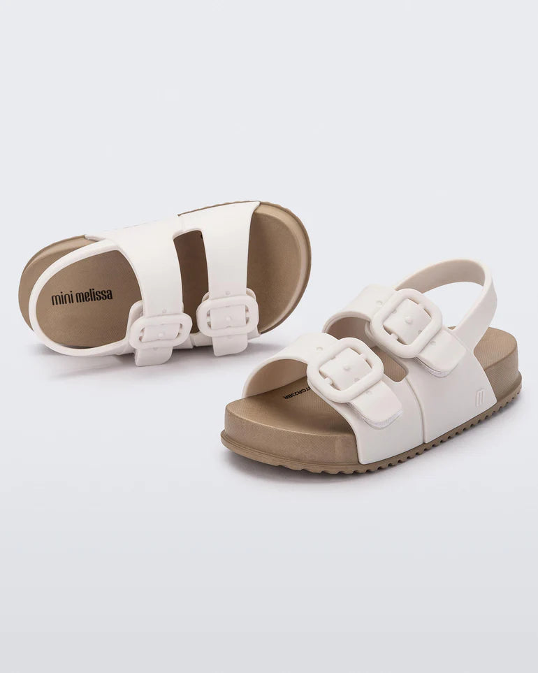 Mini Cozy Sandal - White