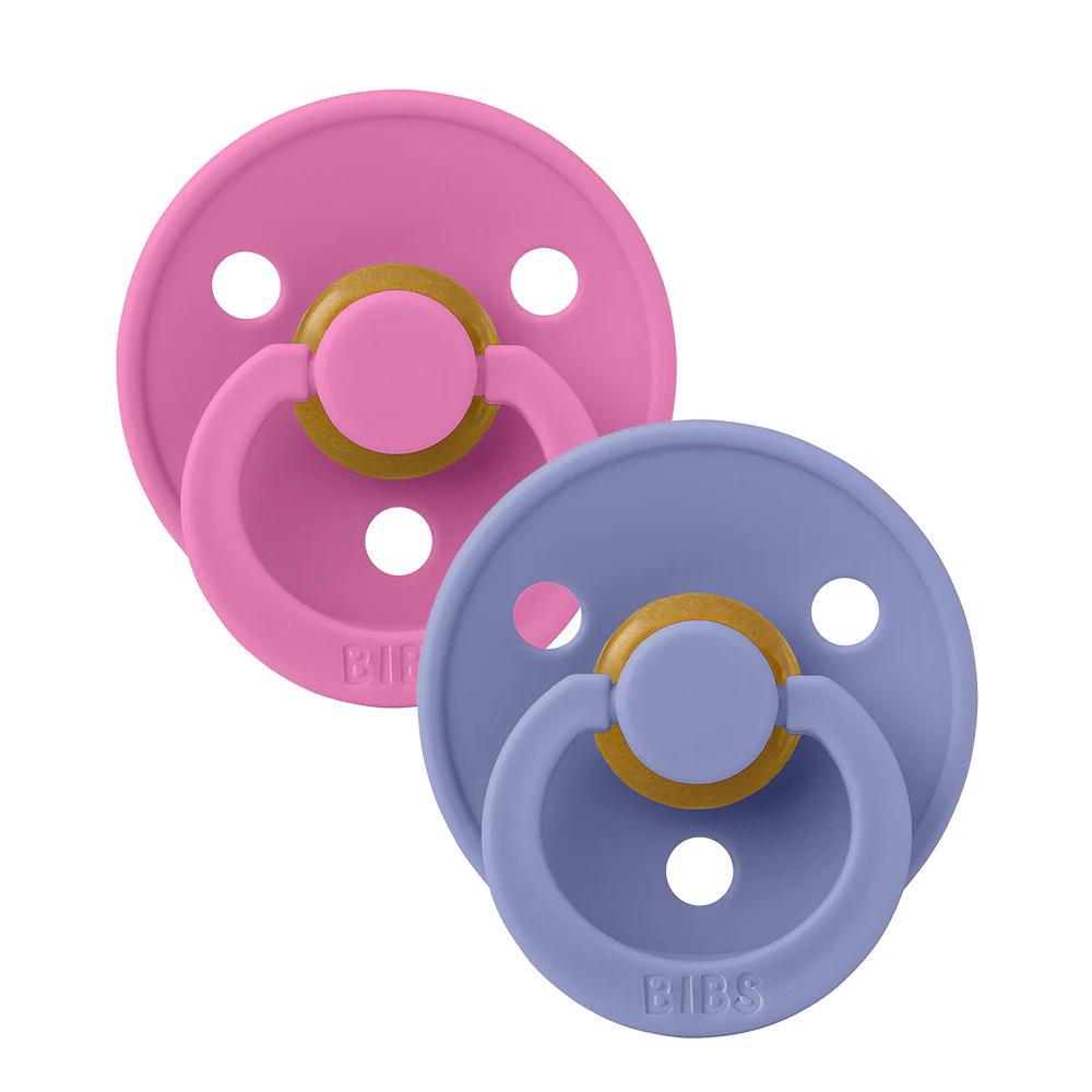 BIBS Pacifier 2 Pack |  Bubblegum/Peri