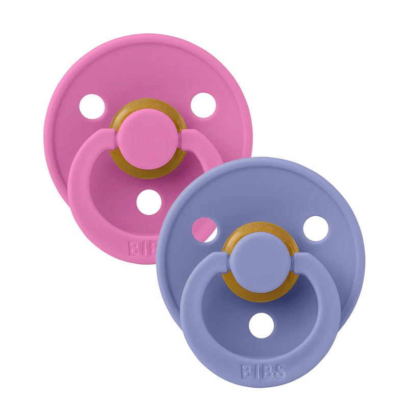 BIBS Pacifier 2 Pack |  Bubblegum/Peri