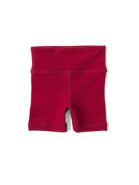 Elevated Biker Short - Red