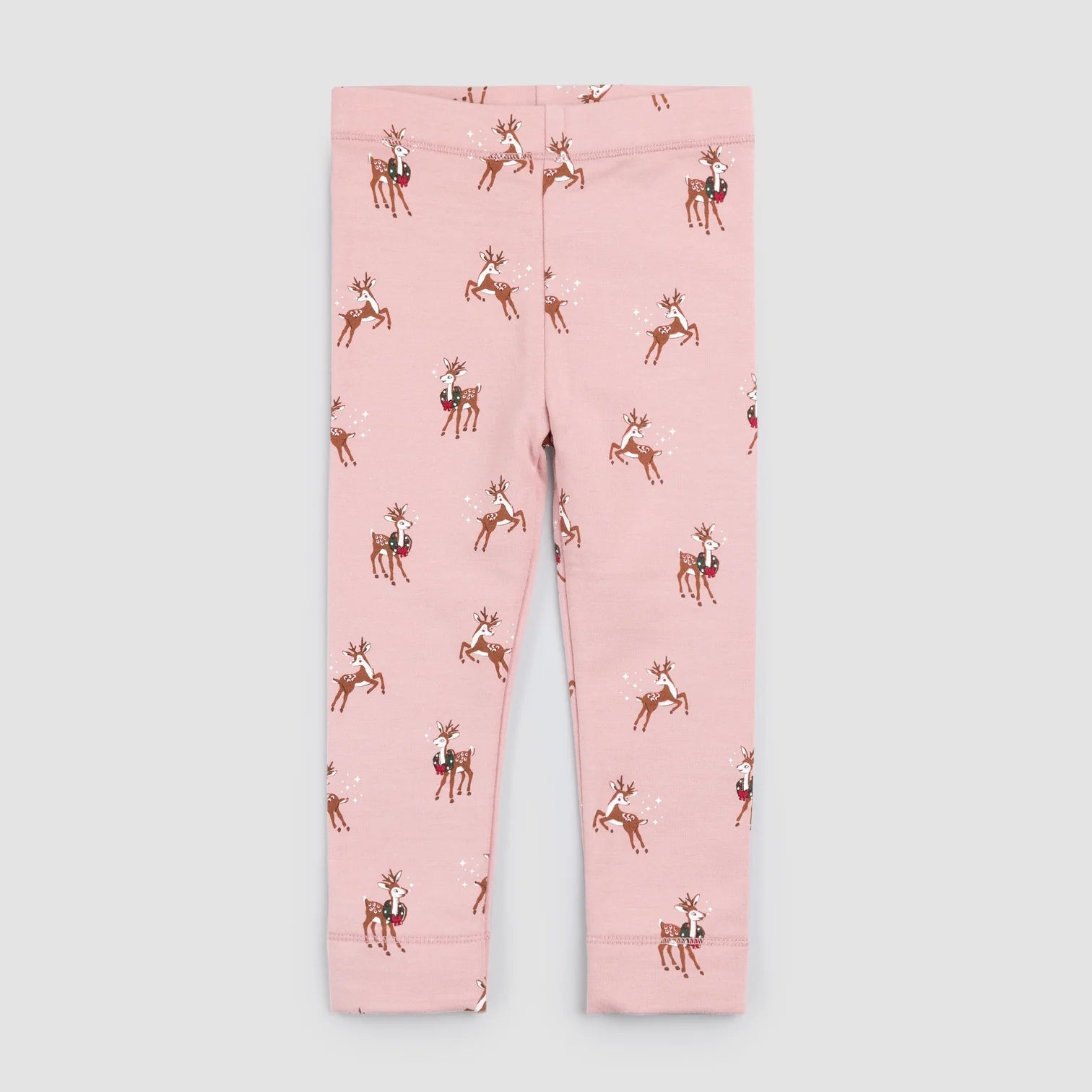 Reindeer Games on Rose Leggings