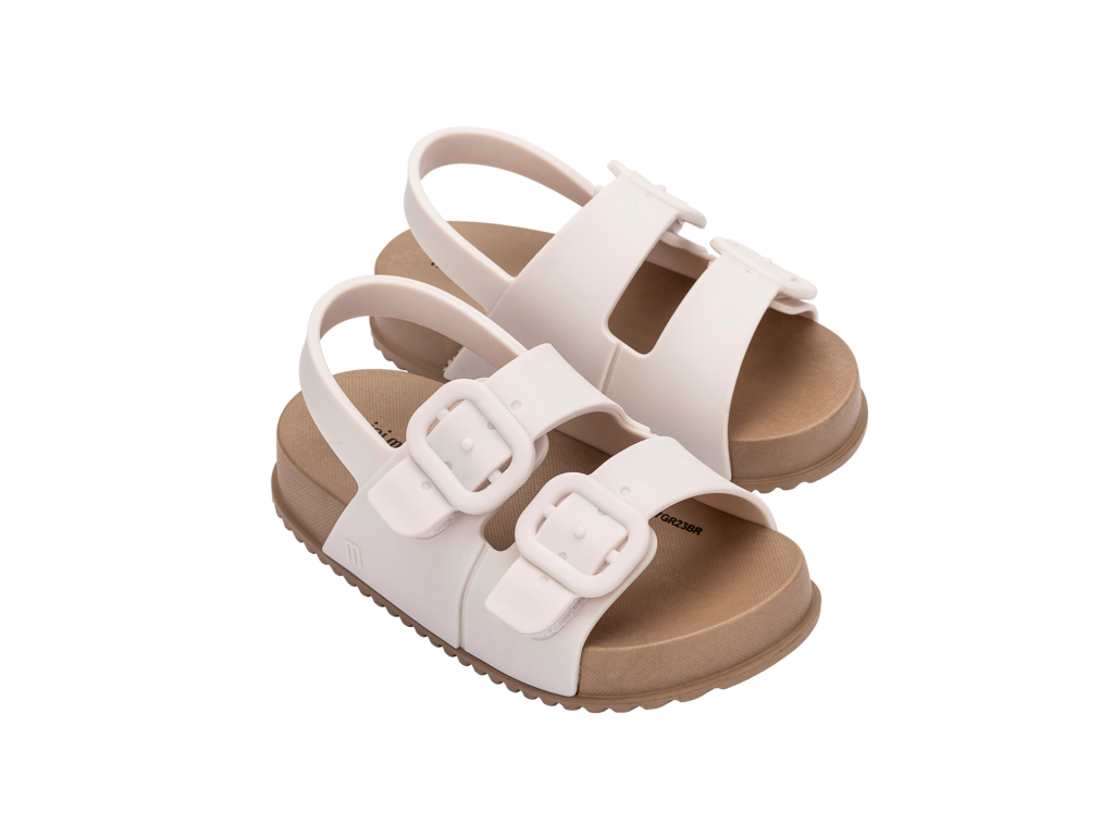 Mini Cozy Sandal - White