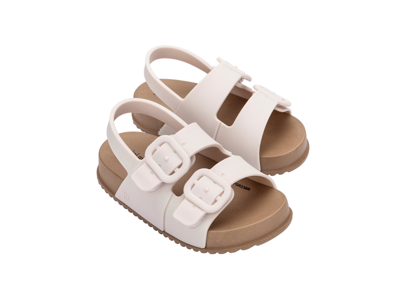 Mini Cozy Sandal - White