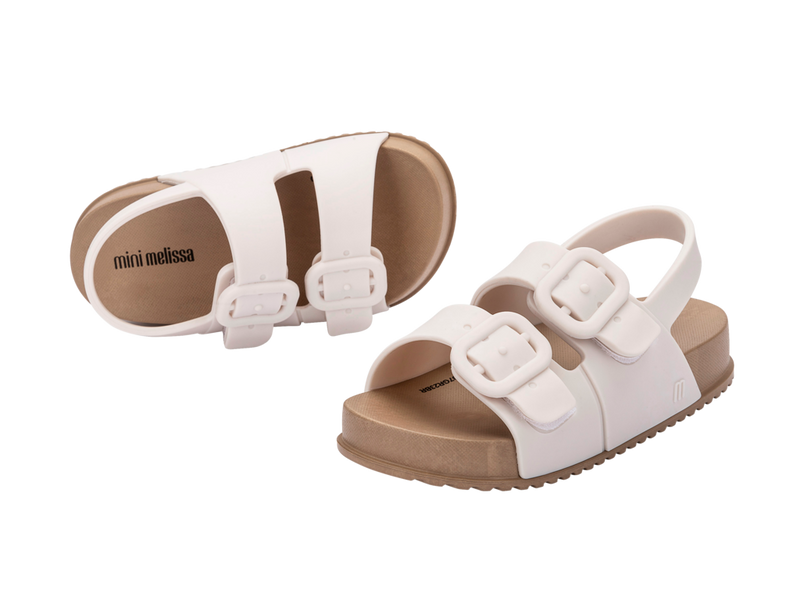 Mini Cozy Sandal - White