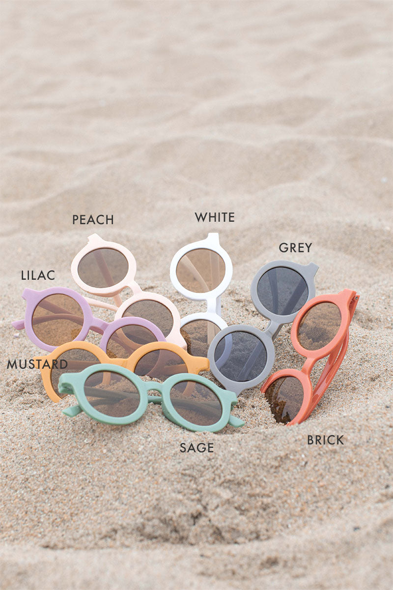 Toddler Round Sunglasses - Grey