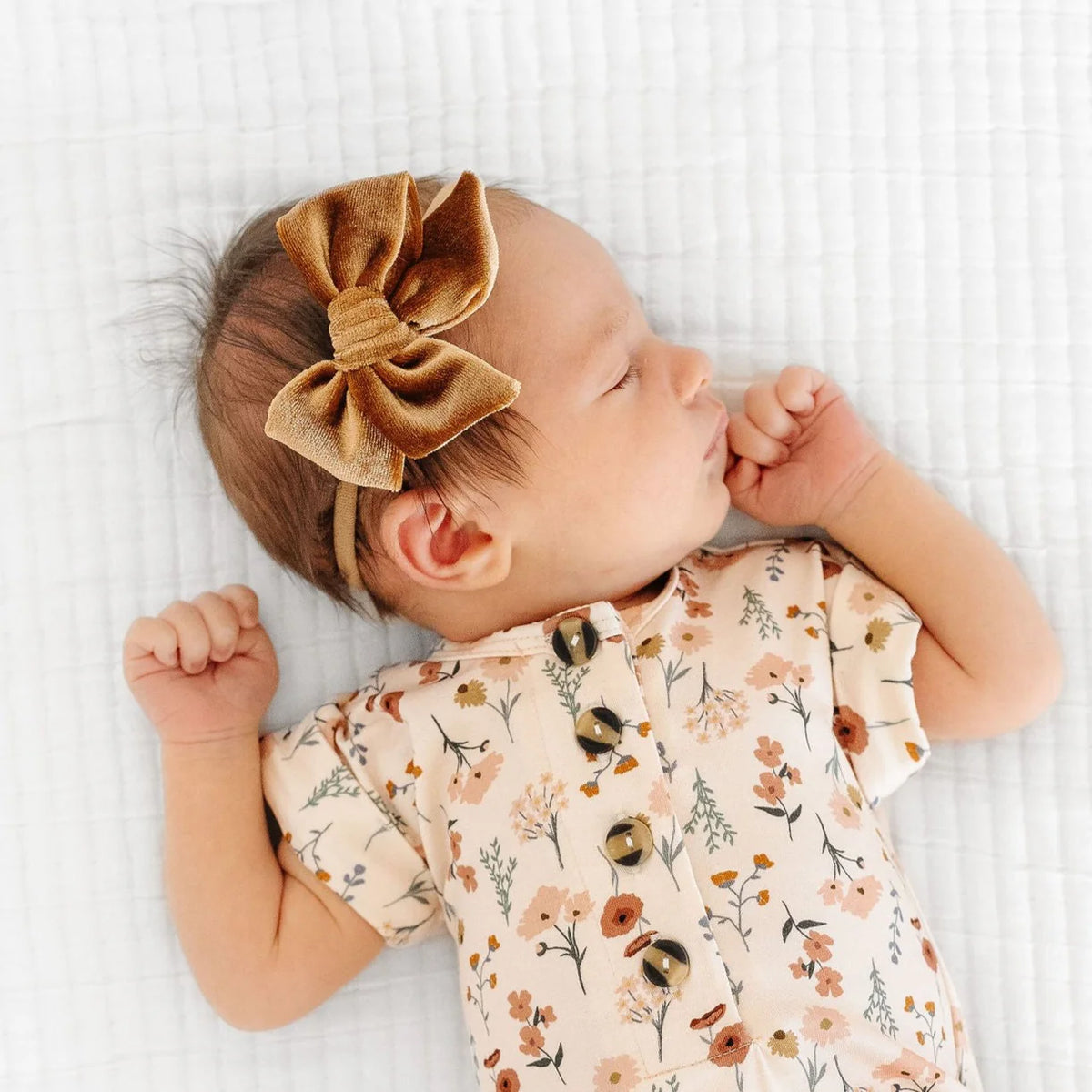 Velvet - Cinnamon Bow Headband