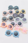 Toddler Flower Sunglasses - Pastel Pink