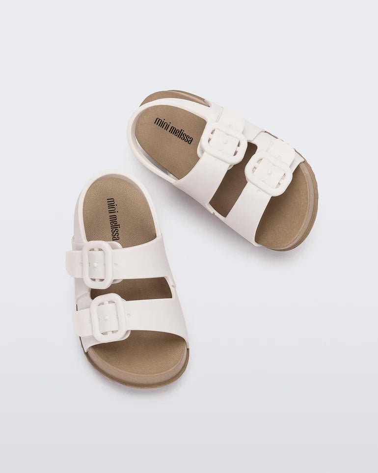 Mini Cozy Sandal - White