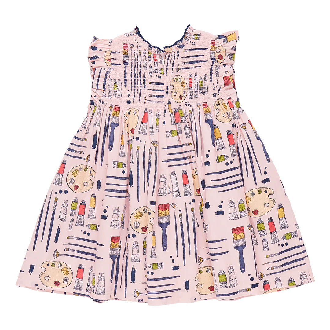 Girls Stevie Dress - Tiny Artist