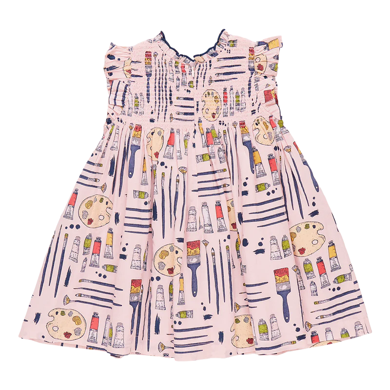 Girls Stevie Dress - Tiny Artist