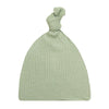 Ellis Ribbed Top Knot Hat