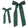 Satin Sash - Evergreen Bow Clip