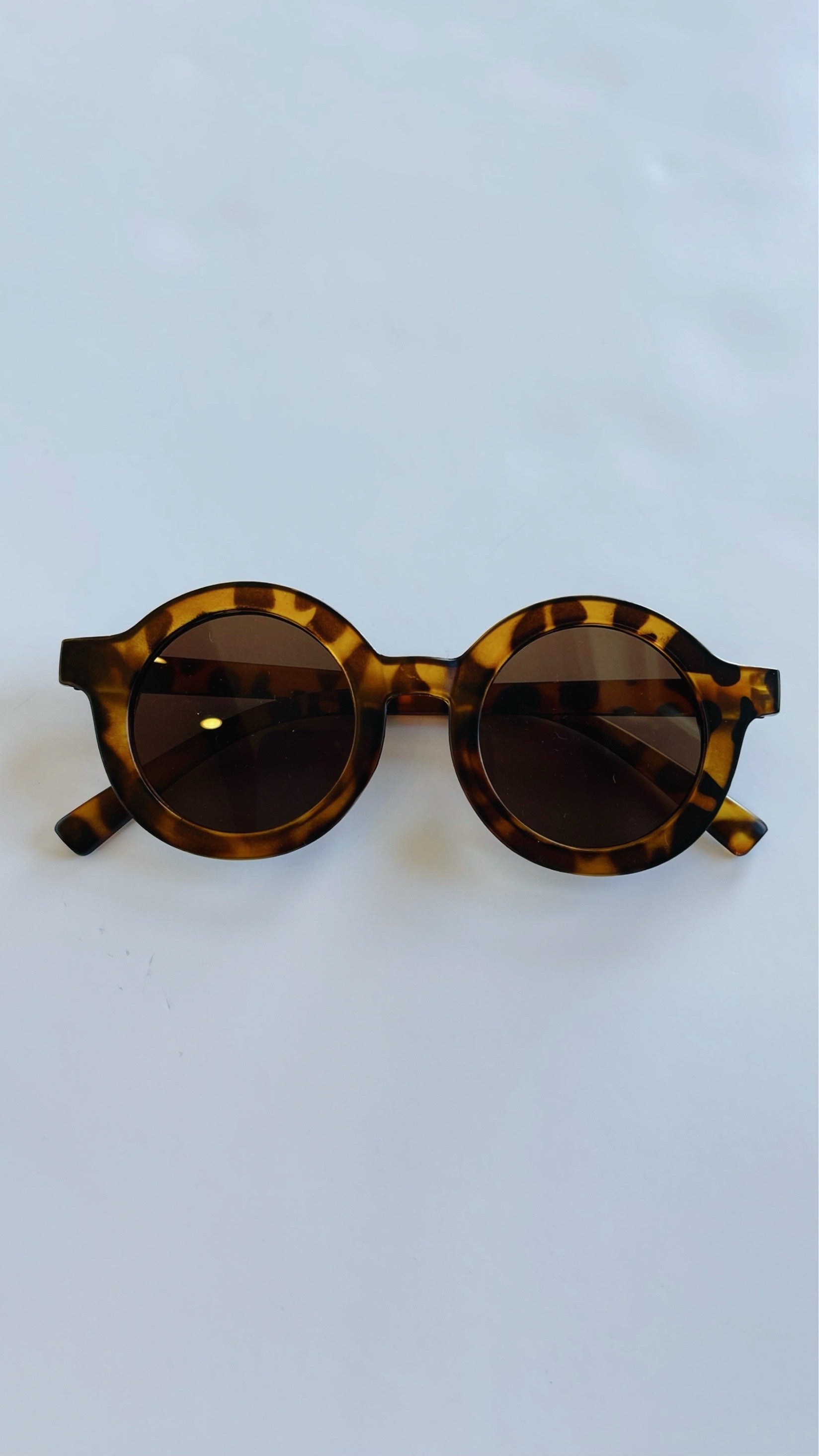 Toddler Round Sunglasses -  Tortoise