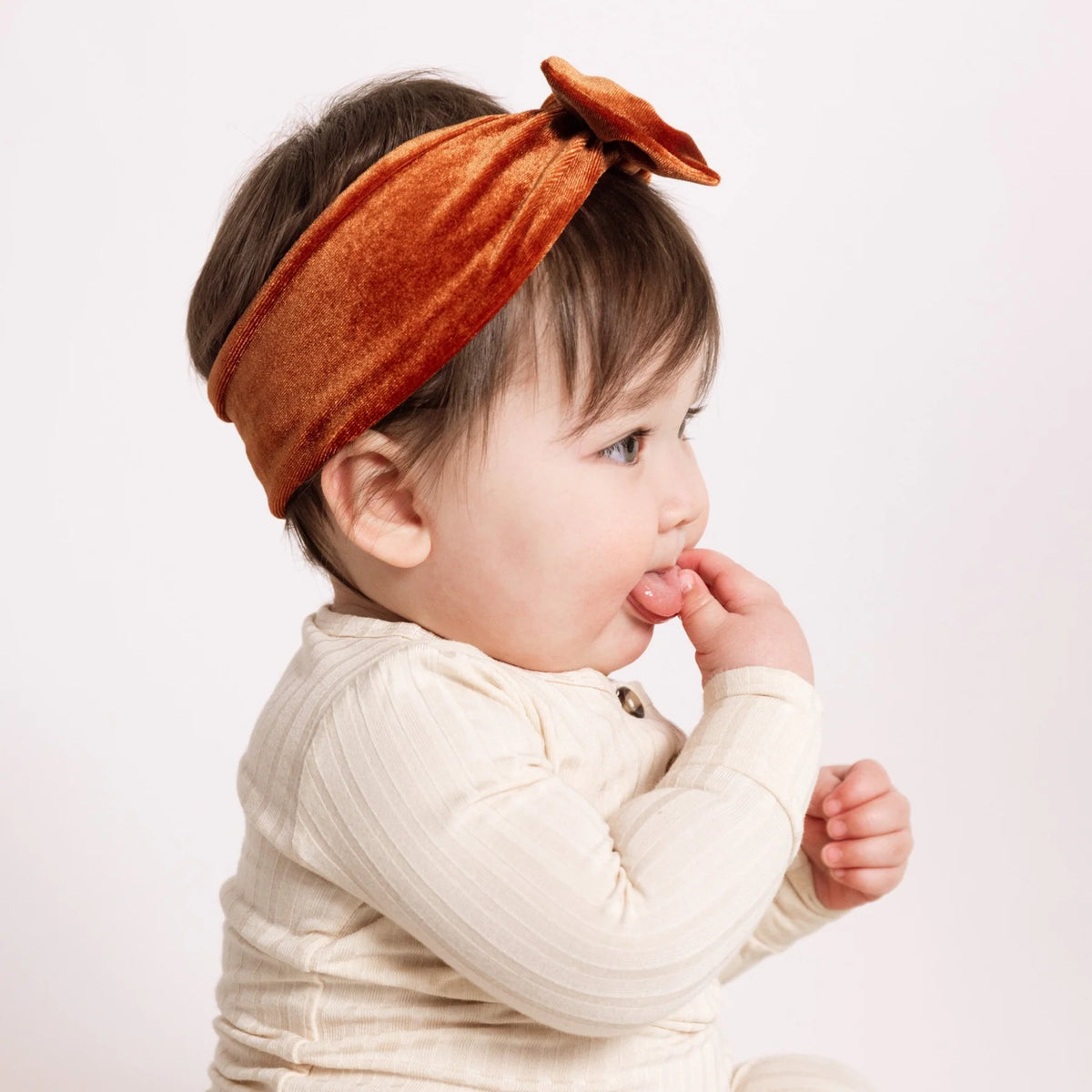 Velvet - Rust Knot Headband