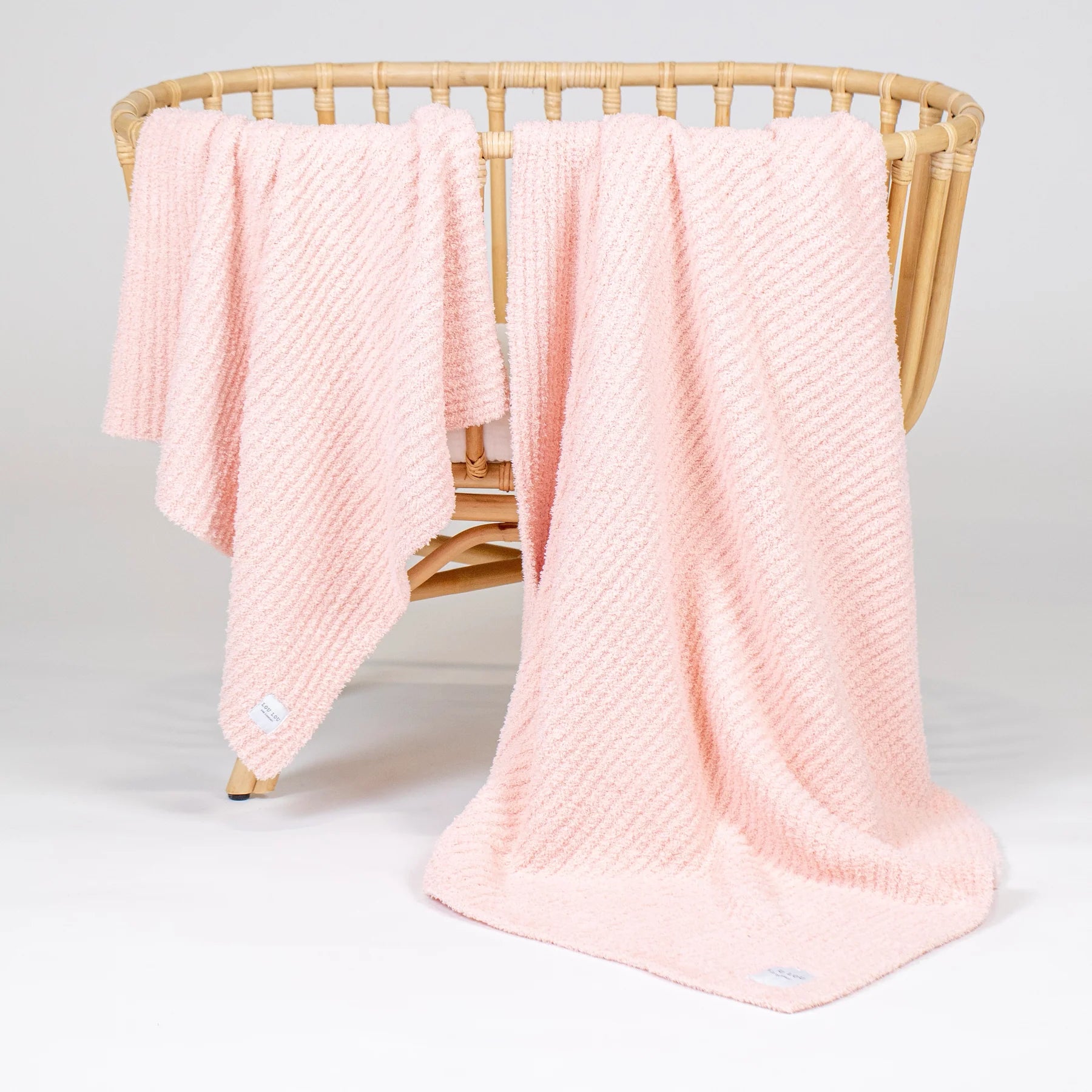 Chenille Blanket - Blush