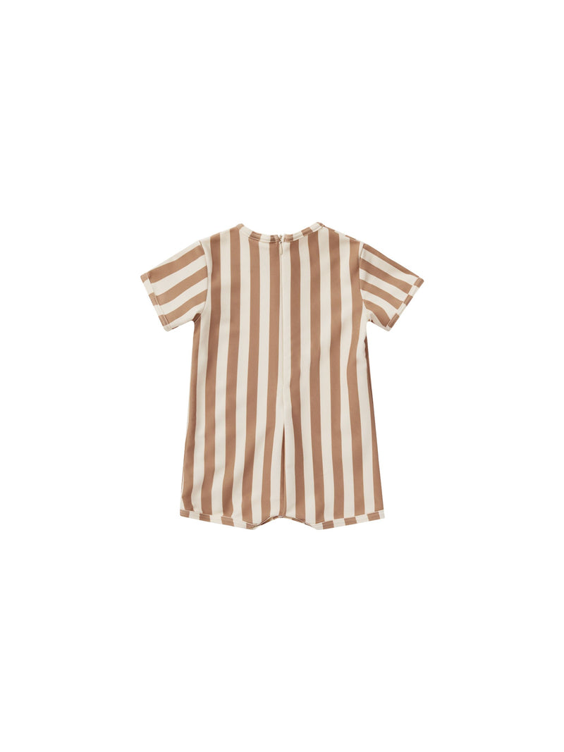 Shorty One-Piece | Clay Stripe