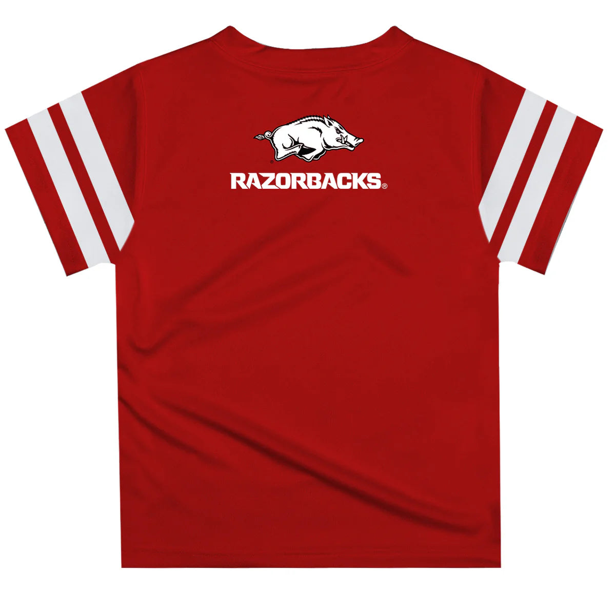 Arkansas Stripe Red Short Sleeve