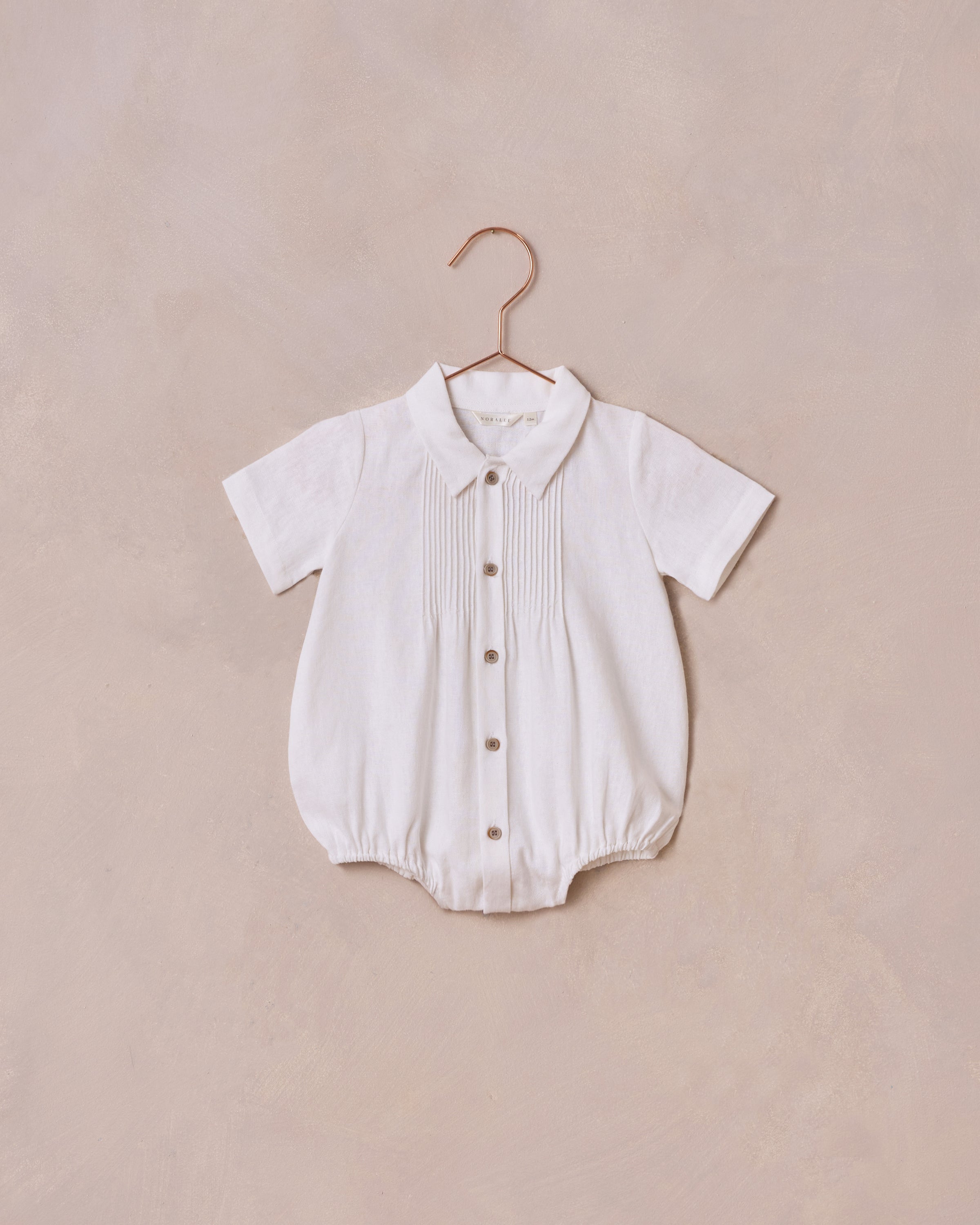 Henry Romper | White