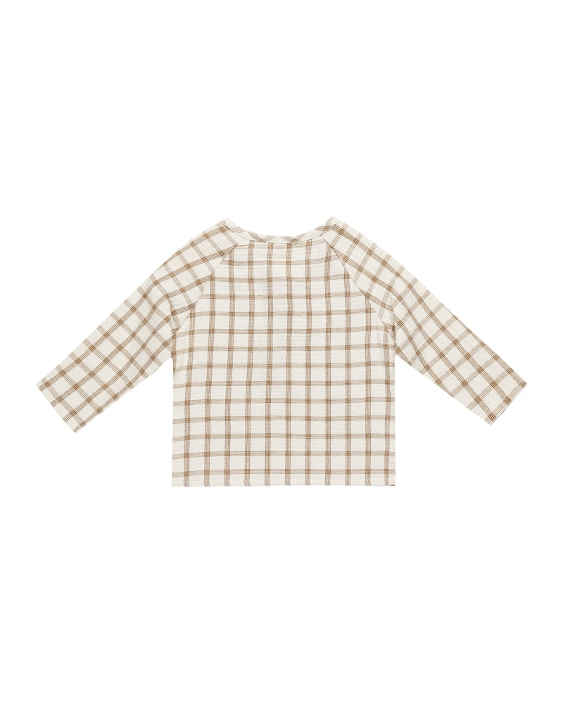 Zion Shirt || Cinnamon Plaid