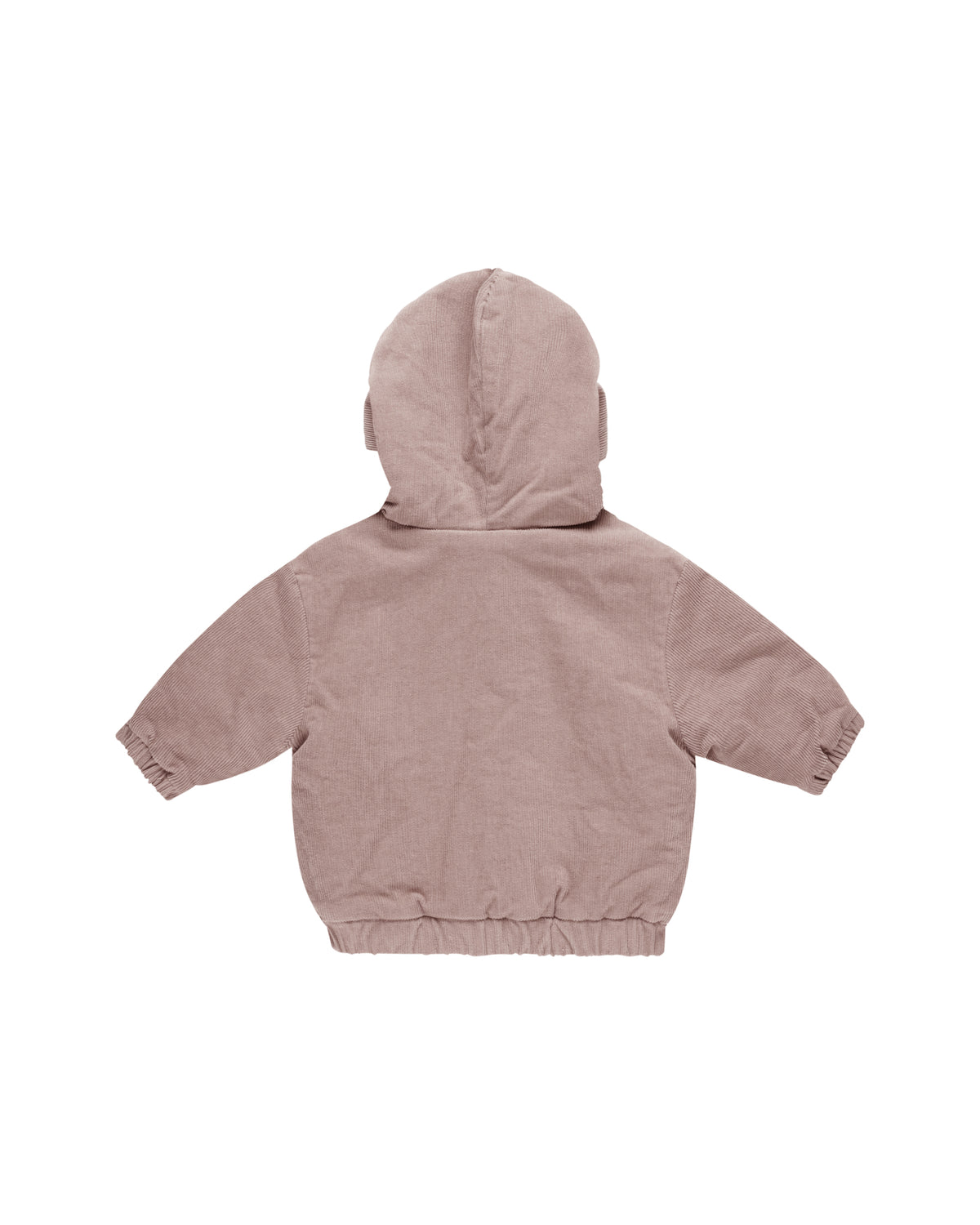 Corduroy Hooded Jacket || Mauve