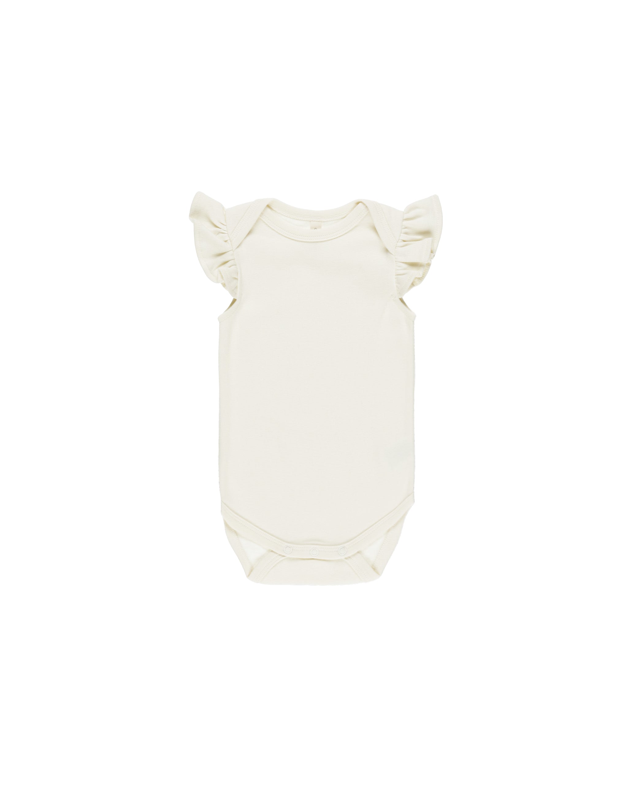 Flutter Sleeve Bodysuit || Ivory