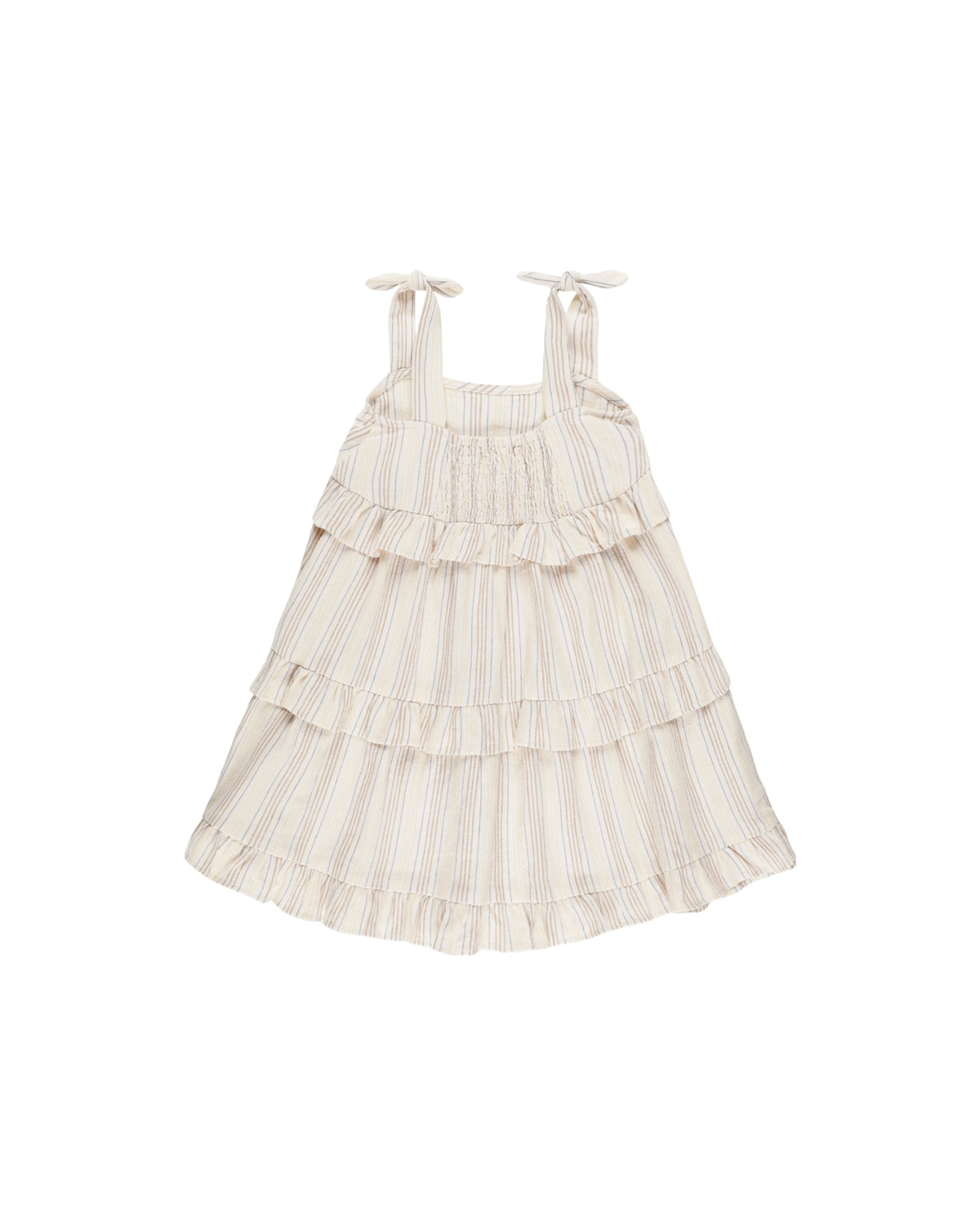 Ruffle Swing Dress || Summer Stripe