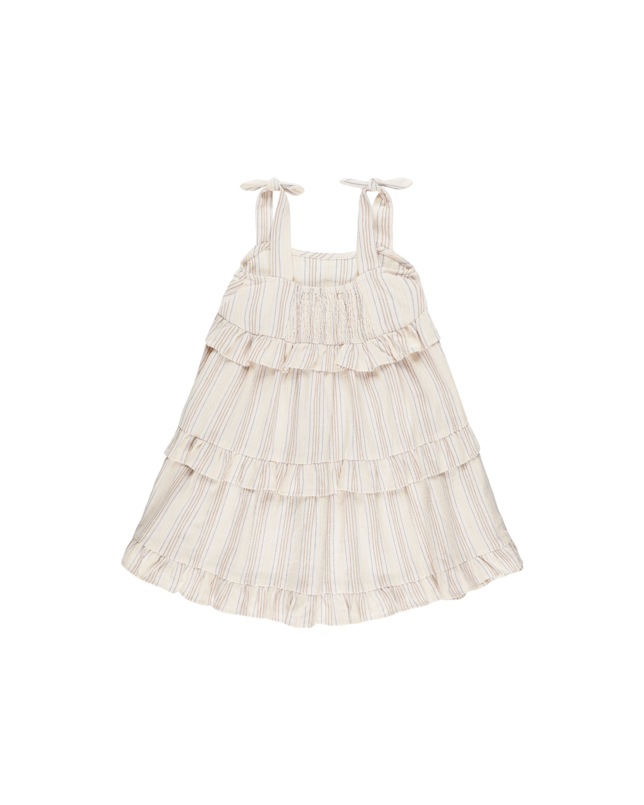 Ruffle Swing Dress || Summer Stripe