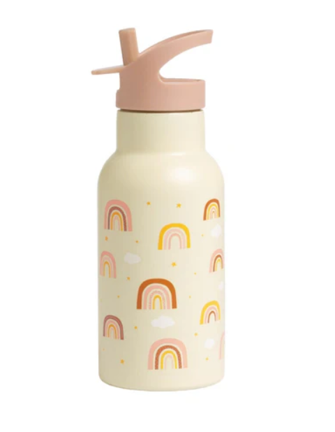 Stainless Steel Drink Bottle: Rainbows