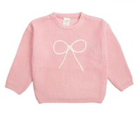 Bow Yarn Knit Sweater