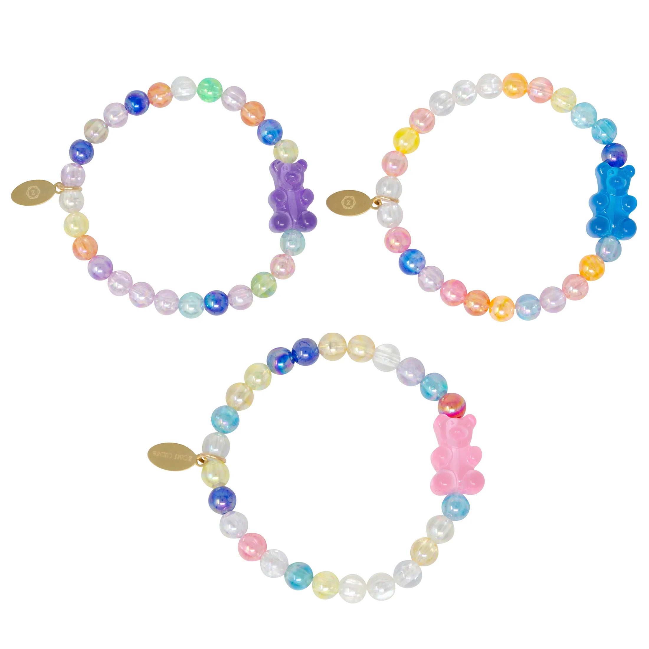 Gummy Bear Bead Bracelet - 4 Options Available