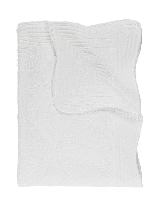 Monogram Quilt - White