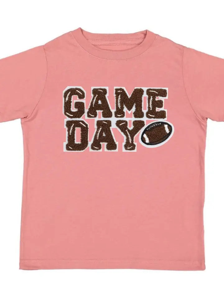 Game Day Patch Short Sleeve Tee - Kids Football Tee