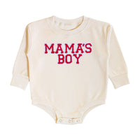 Mama's Boy Long Sleeve Romper