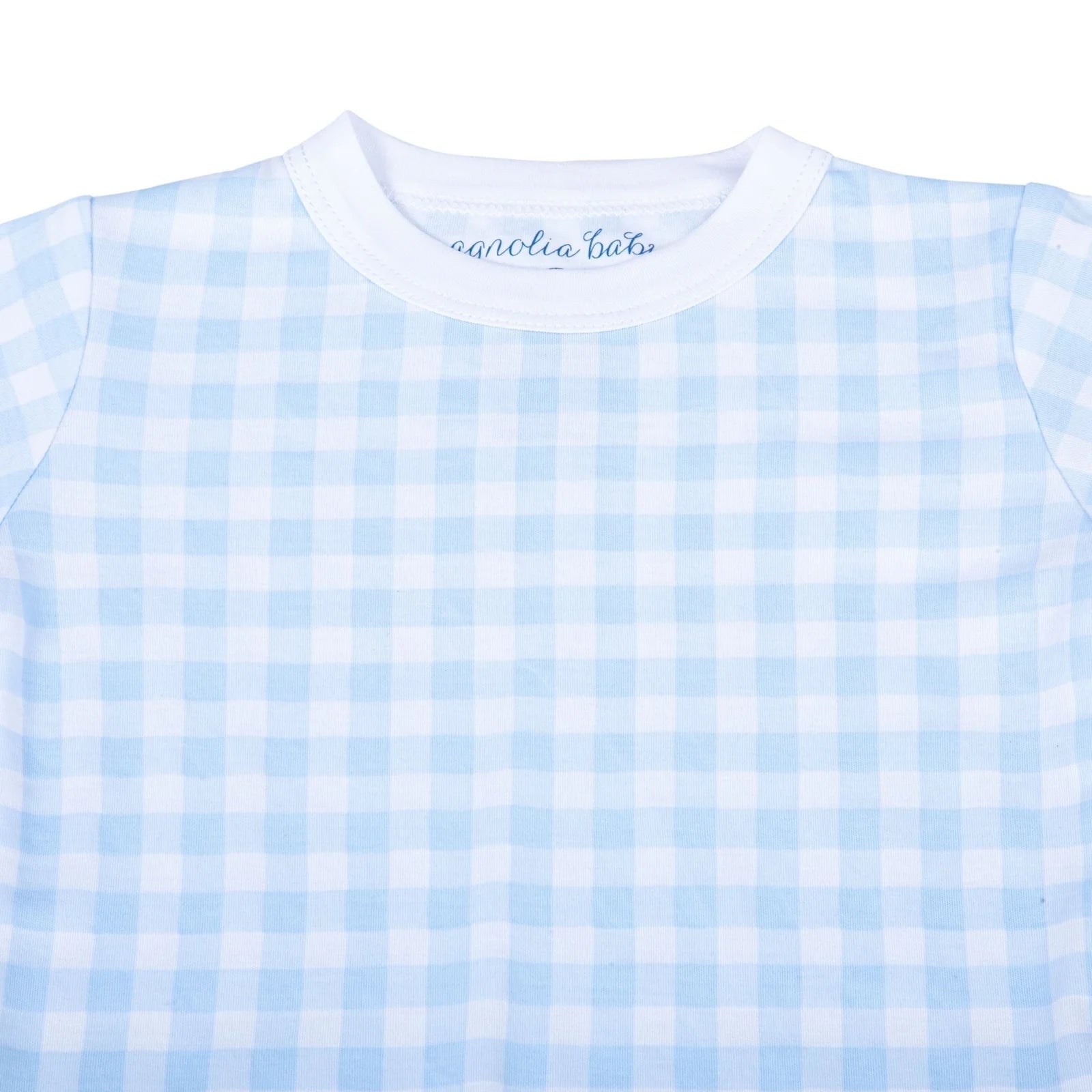 Checks Long Pajamas - Blue