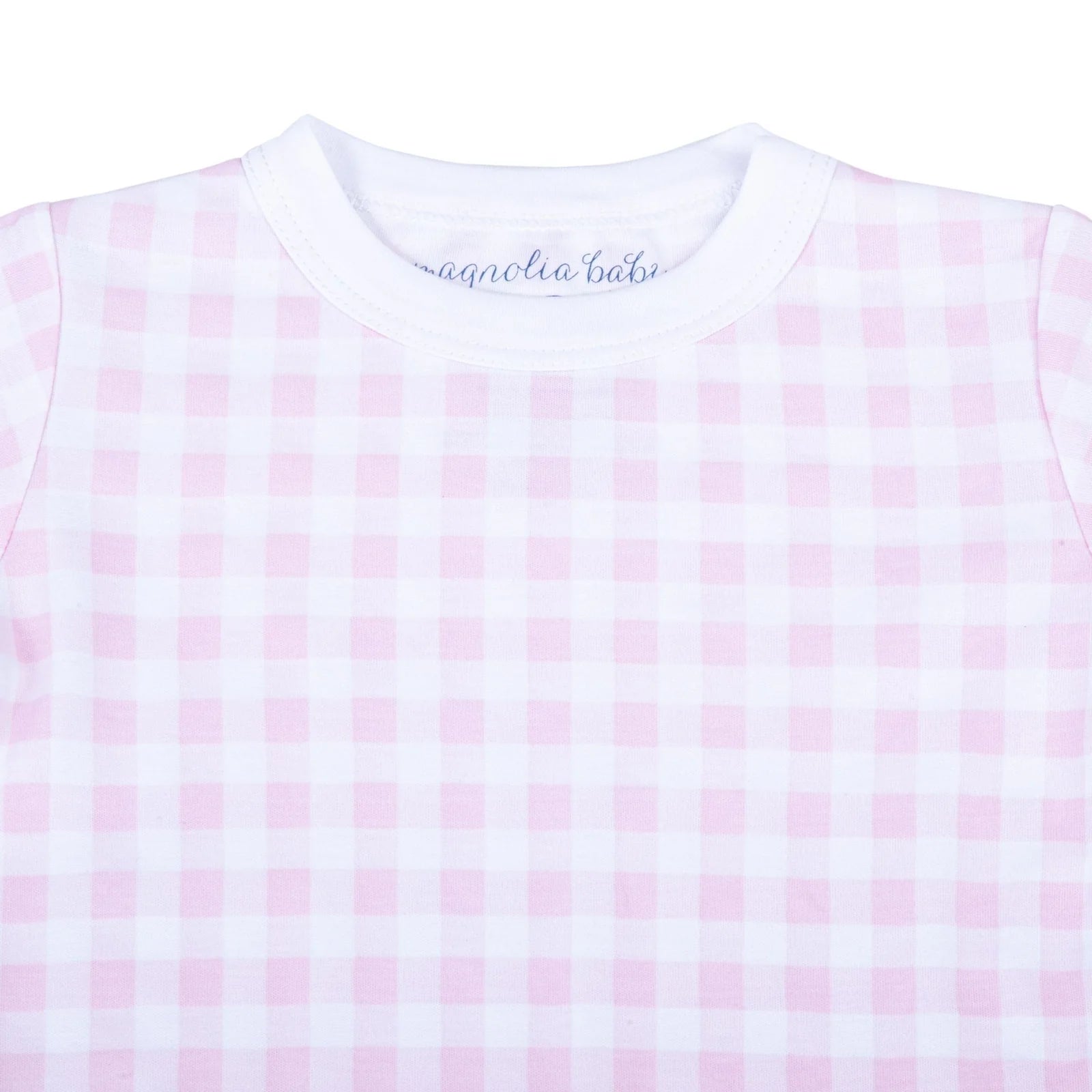 Checks Long Pajamas - Pink