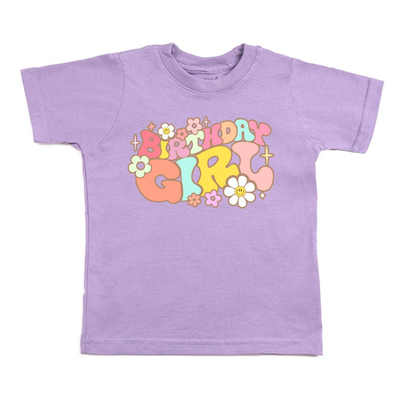 Groovy Birthday Girl Short Sleeve T-Shirt