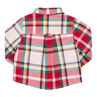 Boys Jack Shirt - Holiday Tartan