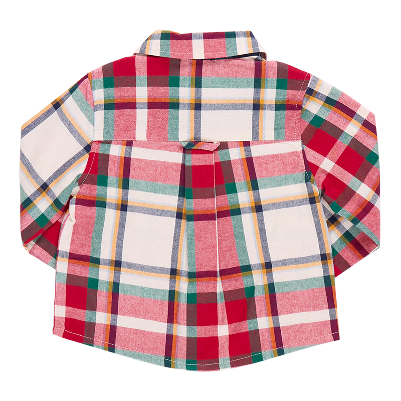 Boys Jack Shirt - Holiday Tartan