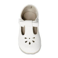 Brynna Classic White Toddler T-Strap Shoes