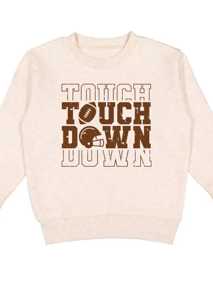 Touchdown Echo Sweatshirt - Game Day Kids Crewneck