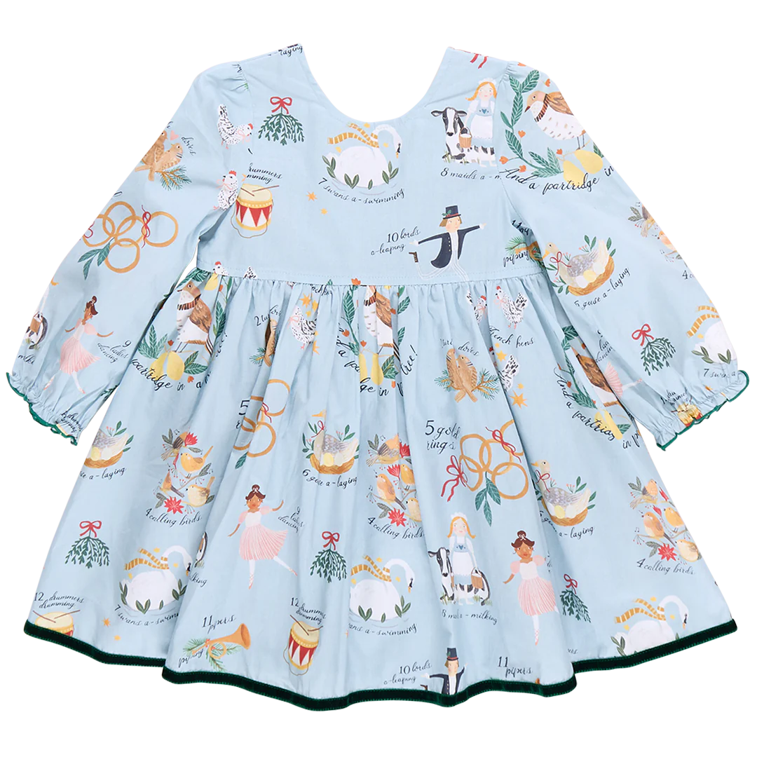 Girls Amma Dress - 12 Days of Christmas