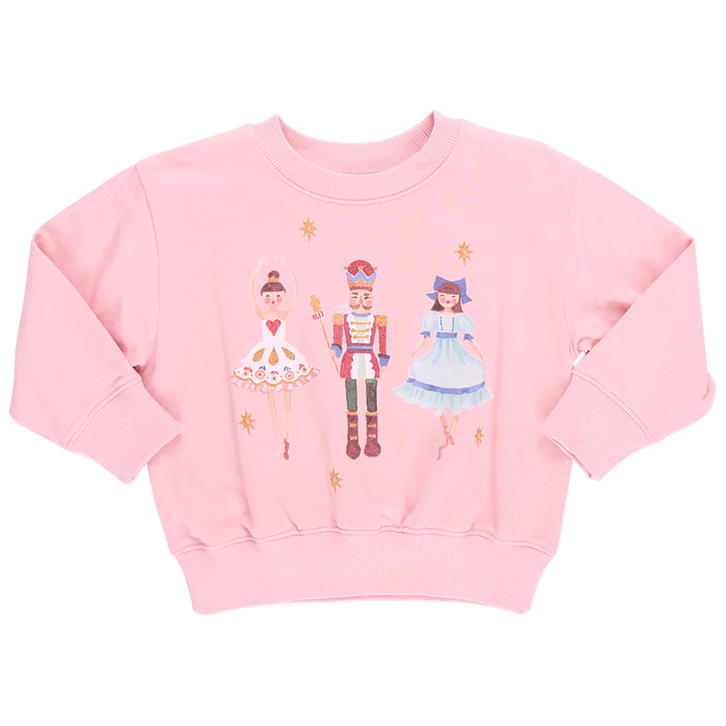 Girls Organic Sweatshirt - Nutcracker